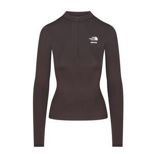 SKIMS x North Face Refina Long Sleeve Zip Up